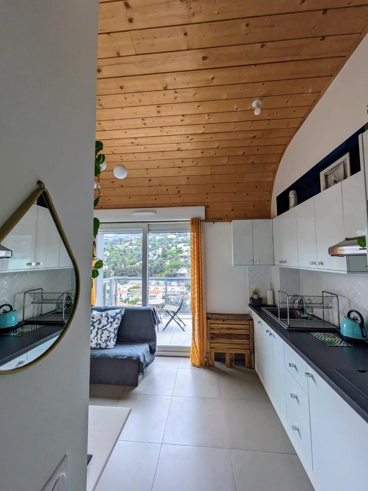 Studio Calme Avec Vue Degagee Nizza Esterno foto