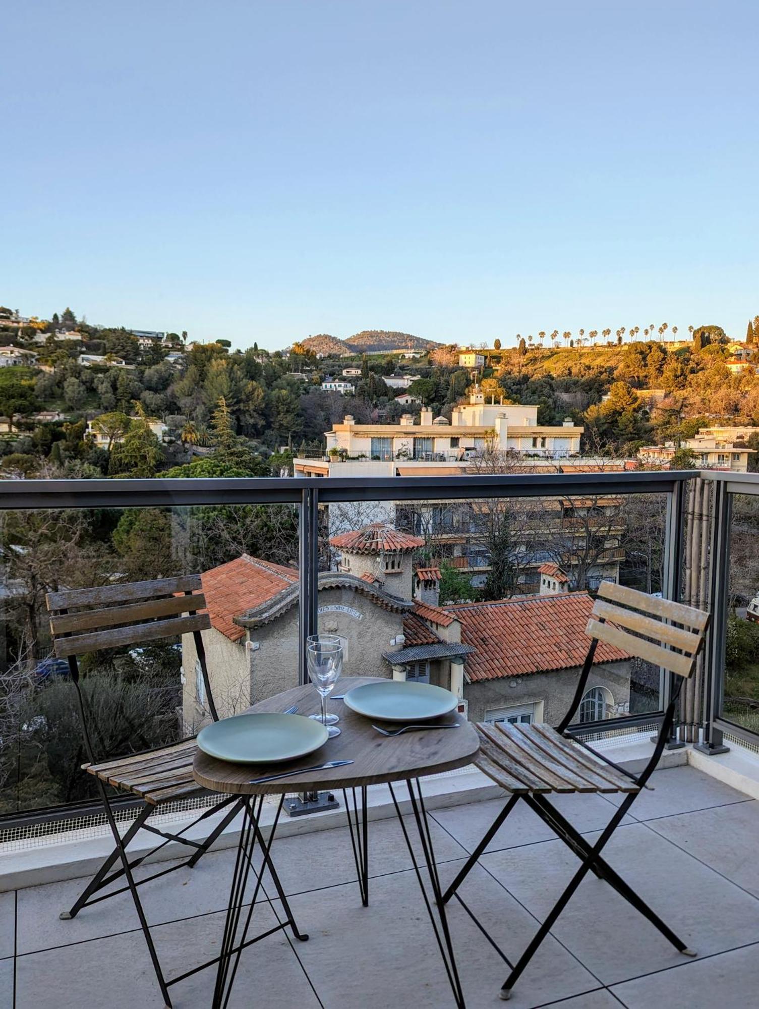 Studio Calme Avec Vue Degagee Nizza Esterno foto